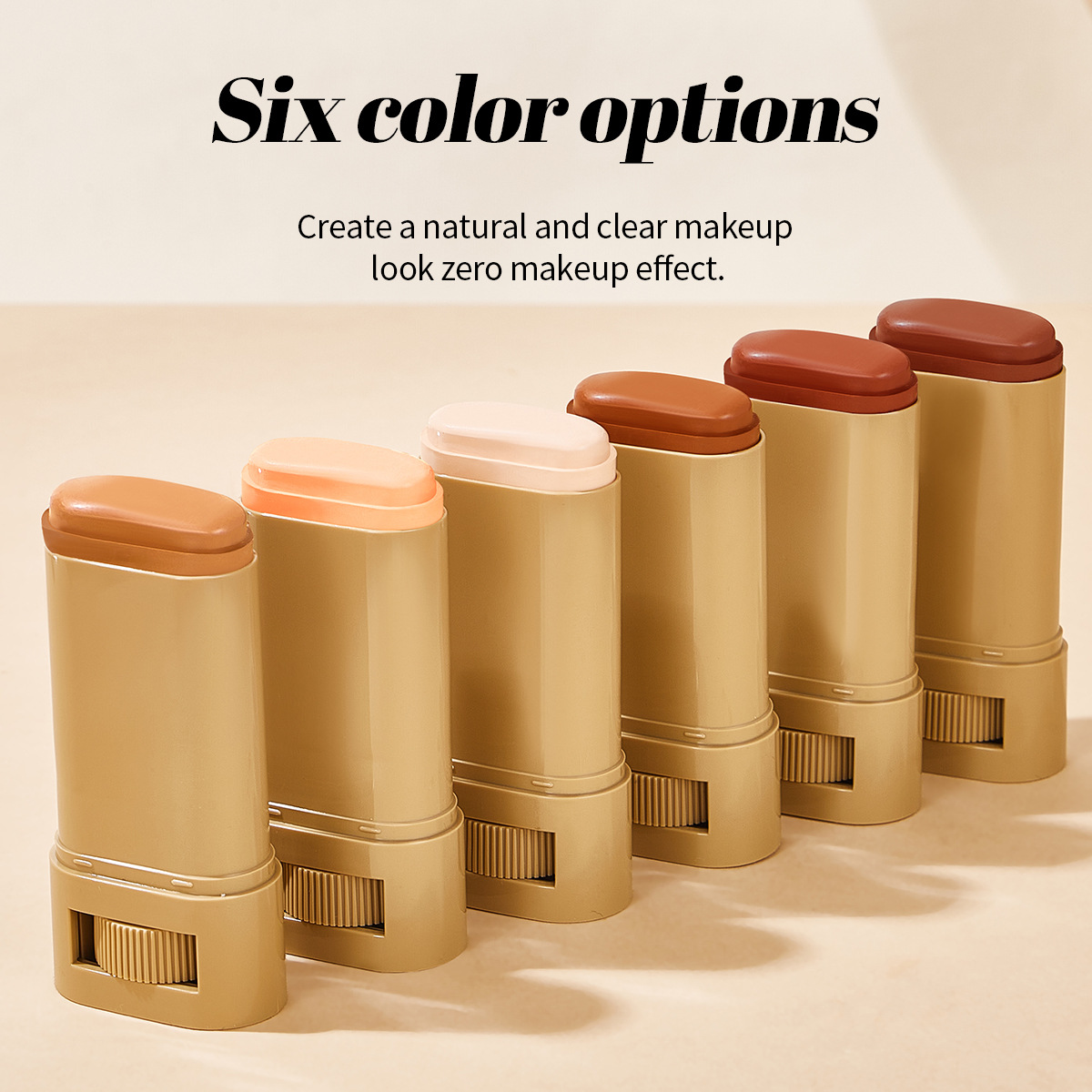 Cross-border exclusive Meidian 6-color Concealer for moisturizing and brightening skin tone, natural nude makeup primer, Primer, bb cream Application Scenario