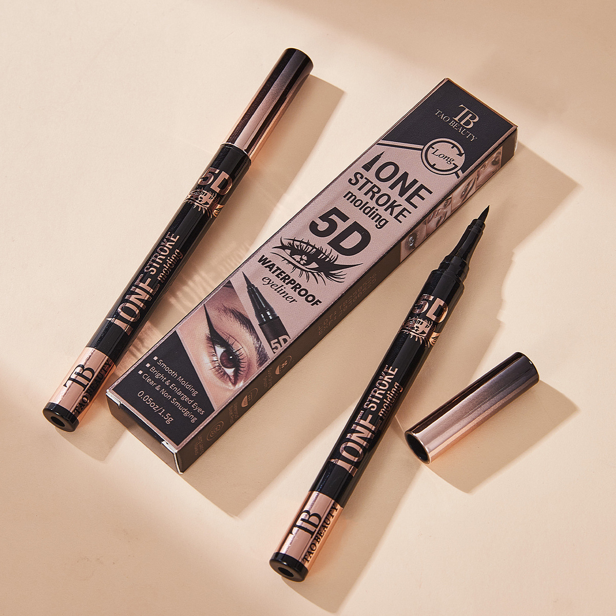 Cross-border exclusive Tao Beauty eyeliner pen: Waterproof, long-lasting, no smudging, quick-drying, extremely fine, not easy to smudge, long-lasting Application Scenario