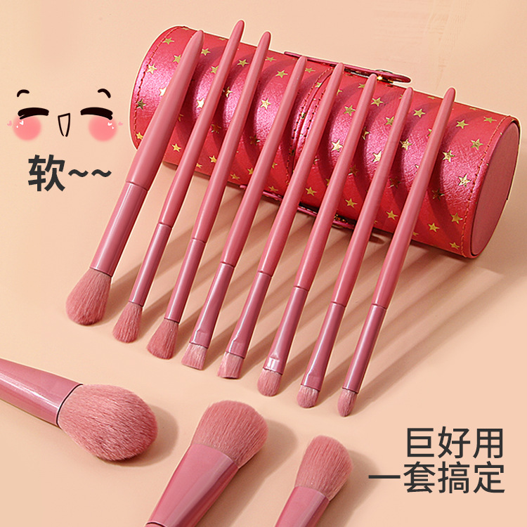 Factory wholesale of 11 complete sets of makeup brushes, including beginner foundation brushes, eyeshadow brushes, makeup brushes and beauty tools Application Scenario