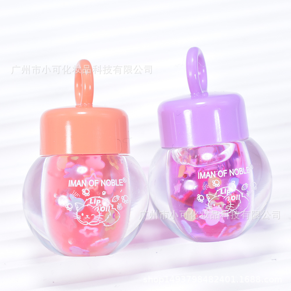 Only export [IMAN OF NOBLE] 7230 Cute INS Color-changing Moisturizing Lip Oil magic lipoil details Picture