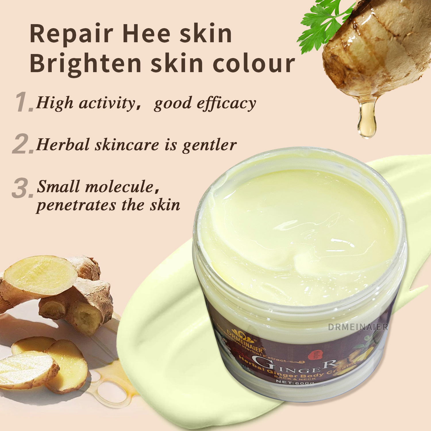 Cross-border turmeric Body Lotion, Moisturizing, Hydrating, Brightening and Nourishing Lotion, turmeric Cream Lotion for export, 680g Application Scenario