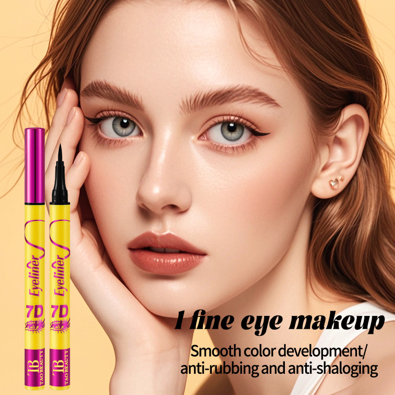 Cross-border exclusive Tao Beauty eyeliner pen, natural and long-lasting, not easy to smudge, portable and lightweight for daily use details Picture
