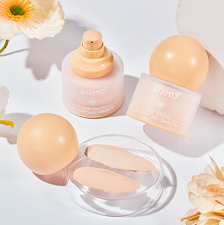 Wholesale factory direct sales of ADMD Small Round Cap Penetrating Soft Skin Light and Long-lasting Foundation, MSDS/FDA details Picture