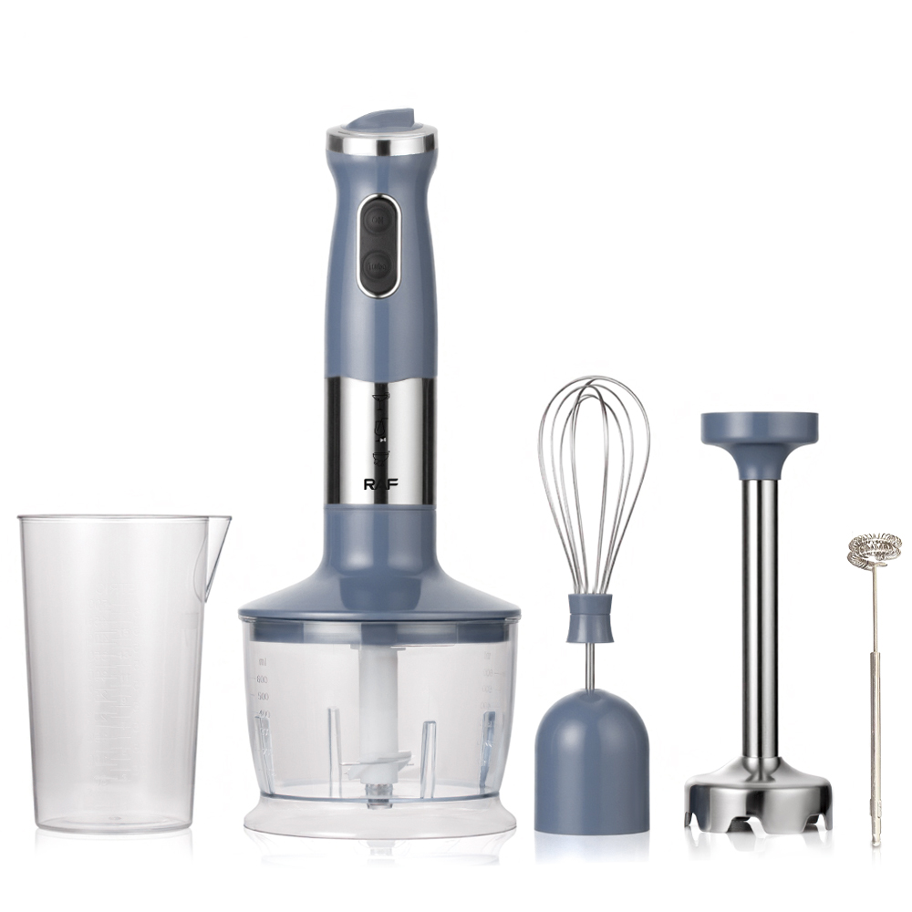RAF European cooking Utensware Set 4-in-1: Handheld egg beater, complementary food utensware, shredder, meat grinder and blender details Picture