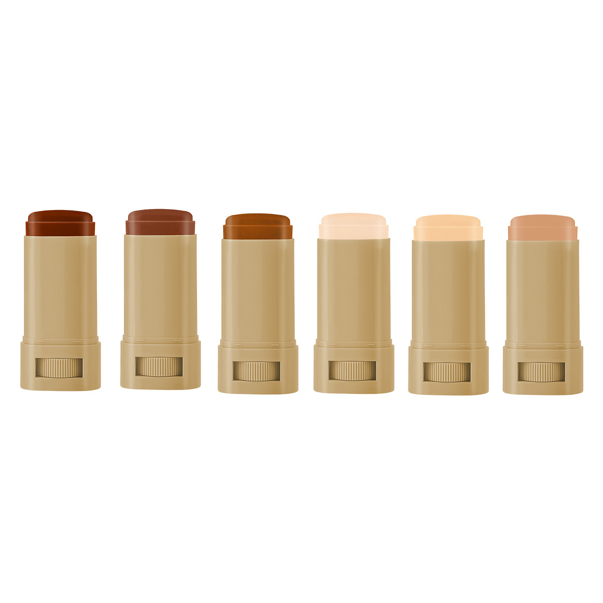 Cross-border exclusive Meidian 6-color Concealer for moisturizing and brightening skin tone, natural nude makeup primer, Primer, bb cream Item Picture