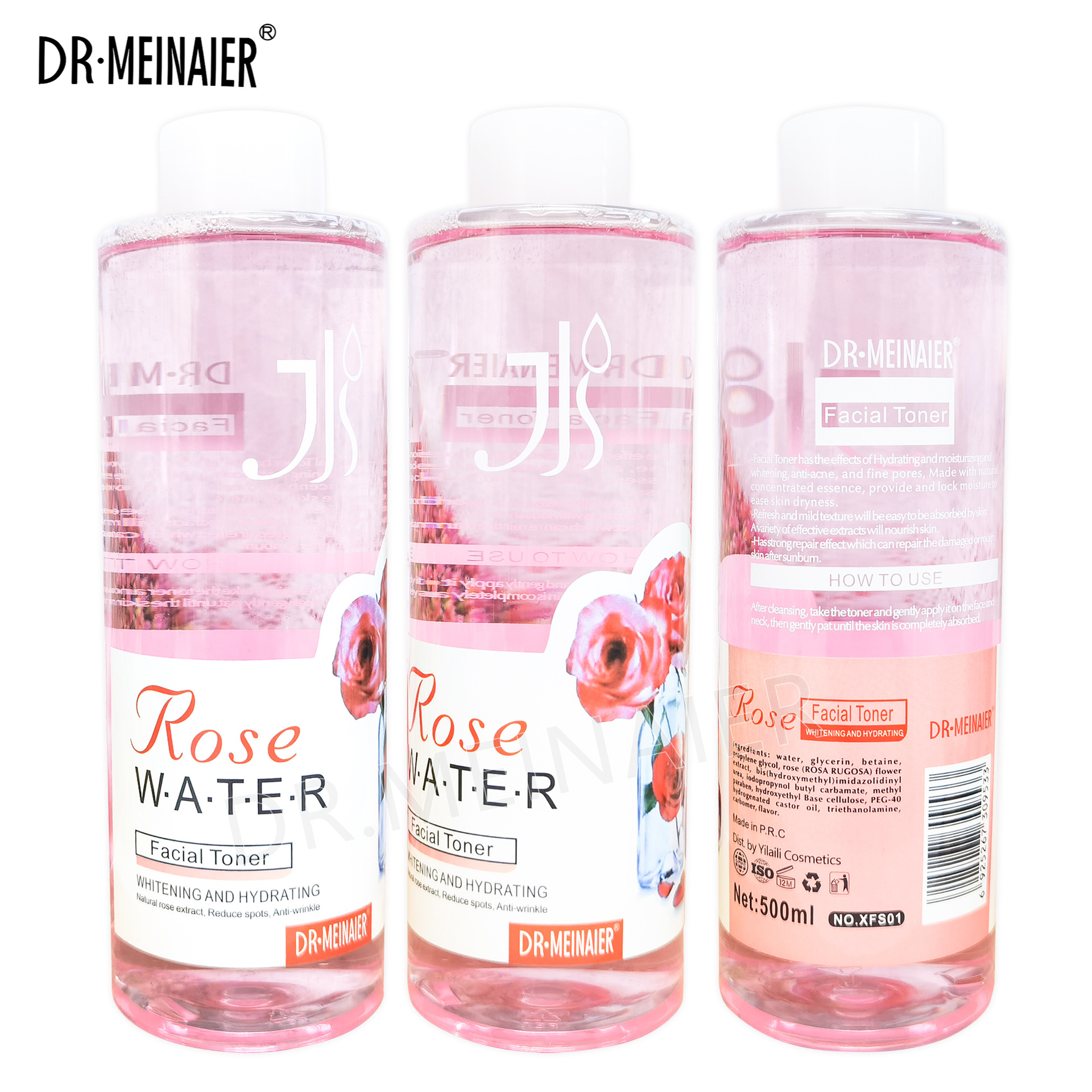 Cross-border Aloe vera water, Cucumber Water, Rose Water 500ml, hydrating and oil-controlling Toner, Pore-shrinking Toner wholesale Application Scenario
