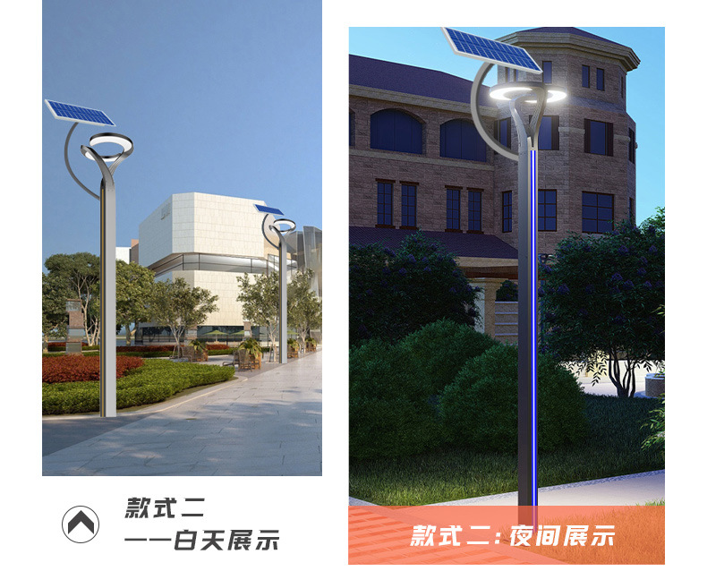 The 4-meter lighting street lamp project for the villa landscape in Yueya Bay Community, and the 3.5-meter outdoor garden aluminum courtyard lamp pic 6