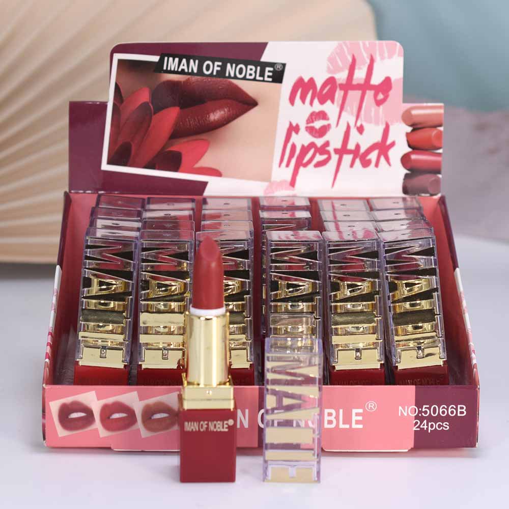 Foreign trade export IMAN OF NOBLE 5066B Moisturizing MATTE LIPSTICK full figure