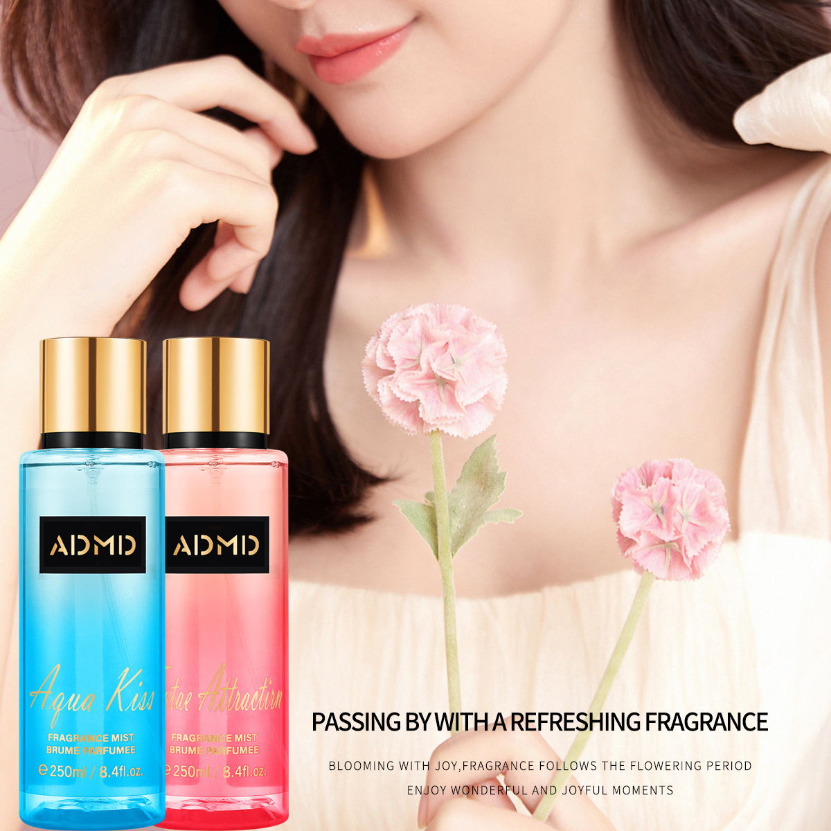 250ML alcohol-free perfume spray for cross-border trade, Victoria Flower and Fruit Fragrance Spray Specification drawing