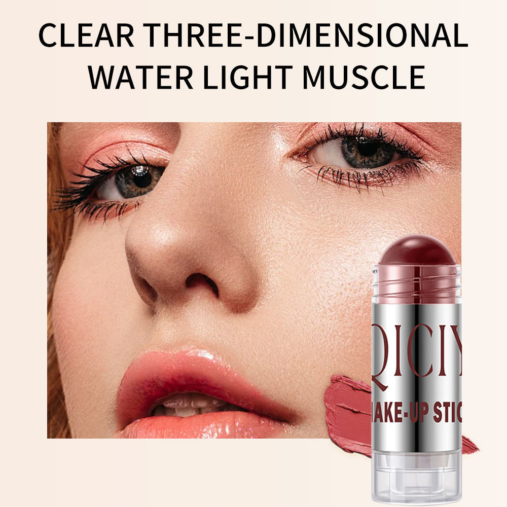 【 Cross-border Exclusive 】 Cross-border Blush Sticks, natural nude makeup, Contouring, brightening and complexion enhancement, solid blush wholesale Specification drawing