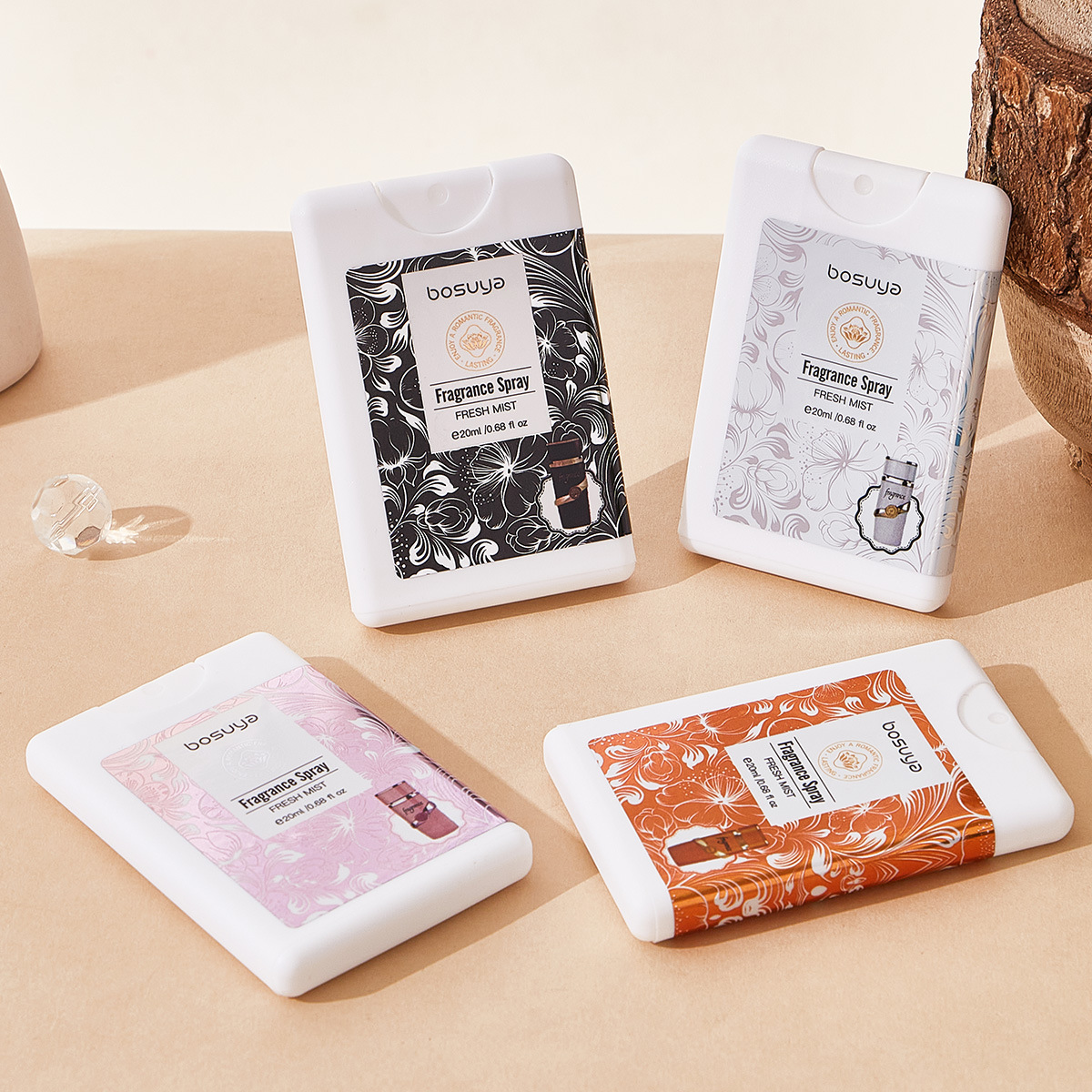 Cross-border bestseller bosuya card pocket perfume, body fragrance spray, Middle Eastern perfume sample, Latafa fragrance type Application Scenario