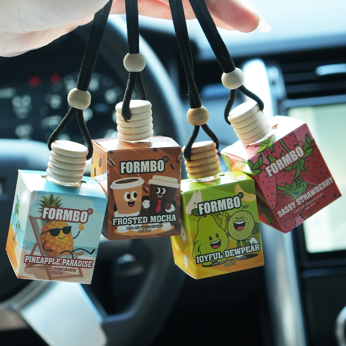 Cross-border exclusive FORMBO car perfume, refreshing car bedroom perfume, long-lasting fragrance, deodorizing full figure