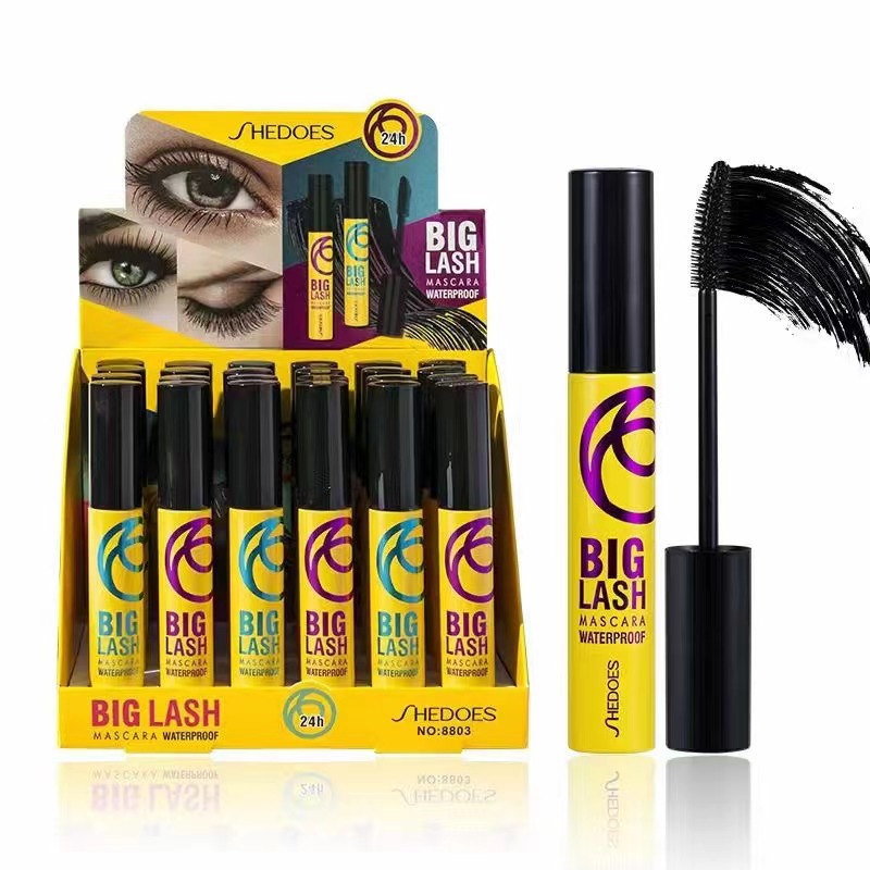 SHEDOES's new collection of black, naturally elongating and non-smudging long mascara is thick and dense Specification drawing