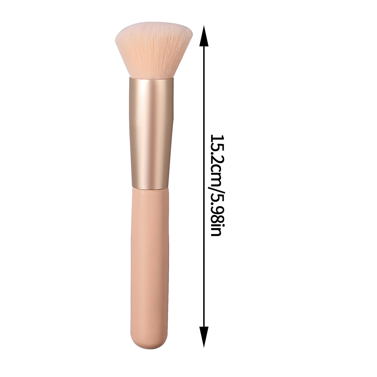 High-quality wooden-handled foundation brush, blush brush, soft-bristled portable makeup and contour brush, beginner's facial makeup tools Application Scenario