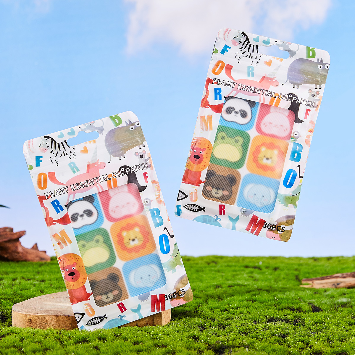 Cross-border exclusive FORMBO mosquito repellent stickers, cartoon animals, cute and portable, outdoor anti-biting mosquito repellent stickers, summer travel details Picture