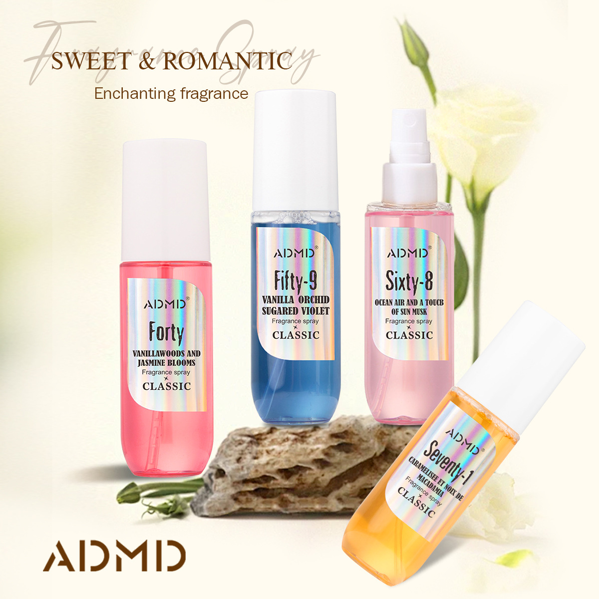 Cross-border bestseller English perfume, alcohol-free fragrance spray, Brazilian alcohol-free perfume for export wholesale, long-lasting fragrance full figure