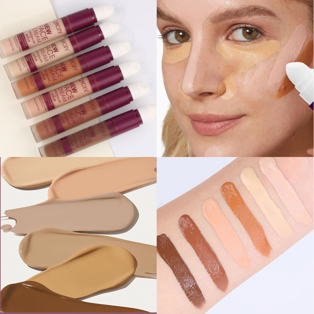 【 Cross-border Special 】QICIY+ 6-color Concealer Contour, Brightening, Nose Shadow Modification, Concealer and Highlight Stick details Picture