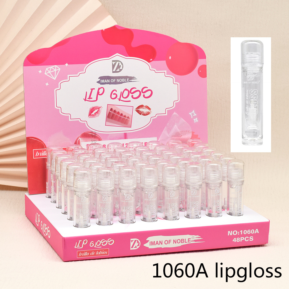 2,024 units OF [IMAN OF NOBLE] 1060A Transparent Moisturizing Lip Oil, Lip Gloss and Lip Color LIPOIL full figure