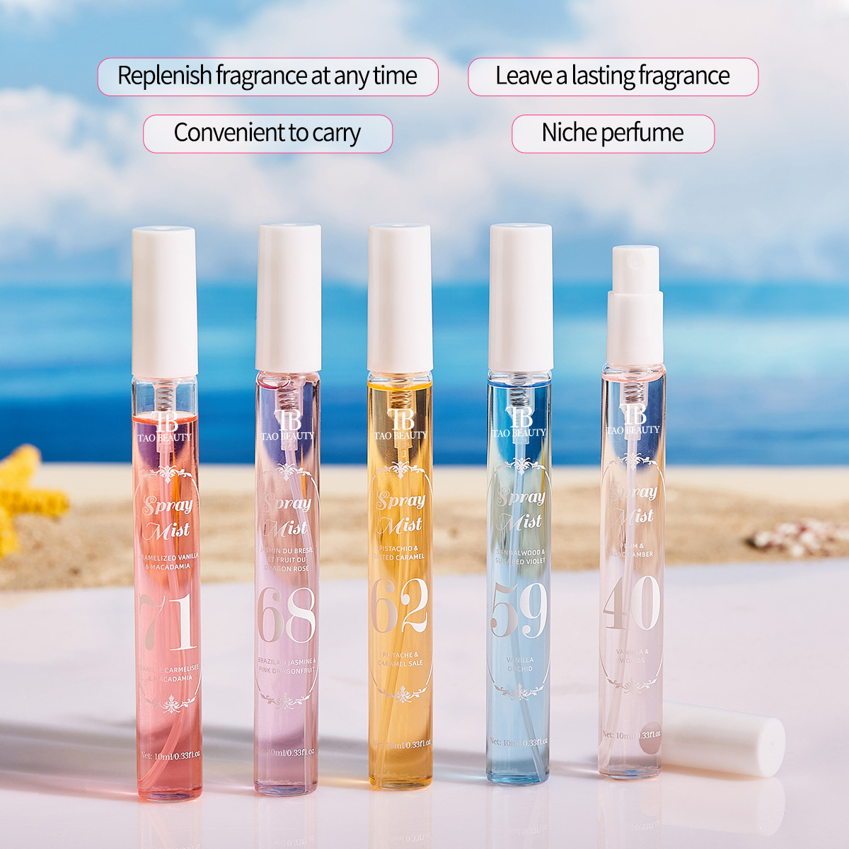 【 Cross-border Exclusive 】Tao Beauty Digital Perfume Set Bestseller, Long-lasting Fragrance, Fresh, Comfortable and light Scent Application Scenario