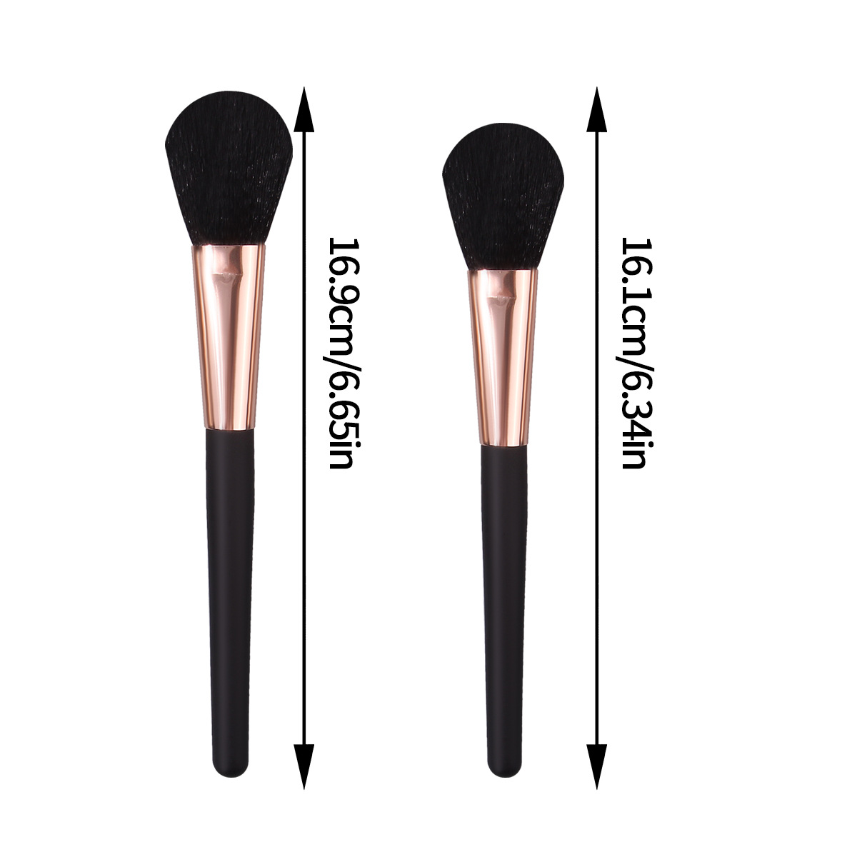 New black soft-bristled blush brush, high-gloss brush, high-end facial makeup brush, and loose powder contouring brush are available for wholesale from the manufacturer Application Scenario