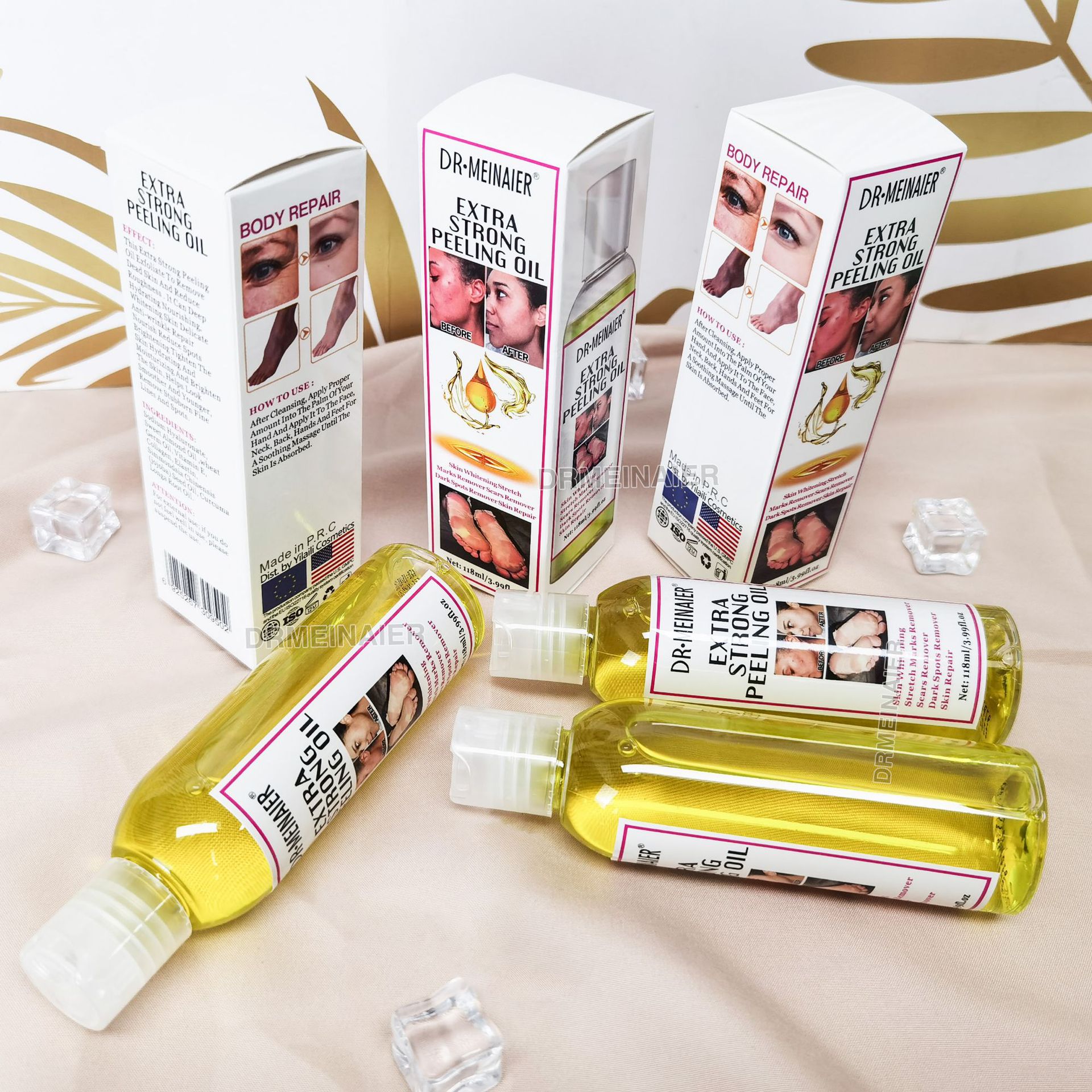 Peeling Oil, cross-border peeling oil, whitening, exfoliating, fading spots, brightening the skin, hand, face and body care Specification drawing