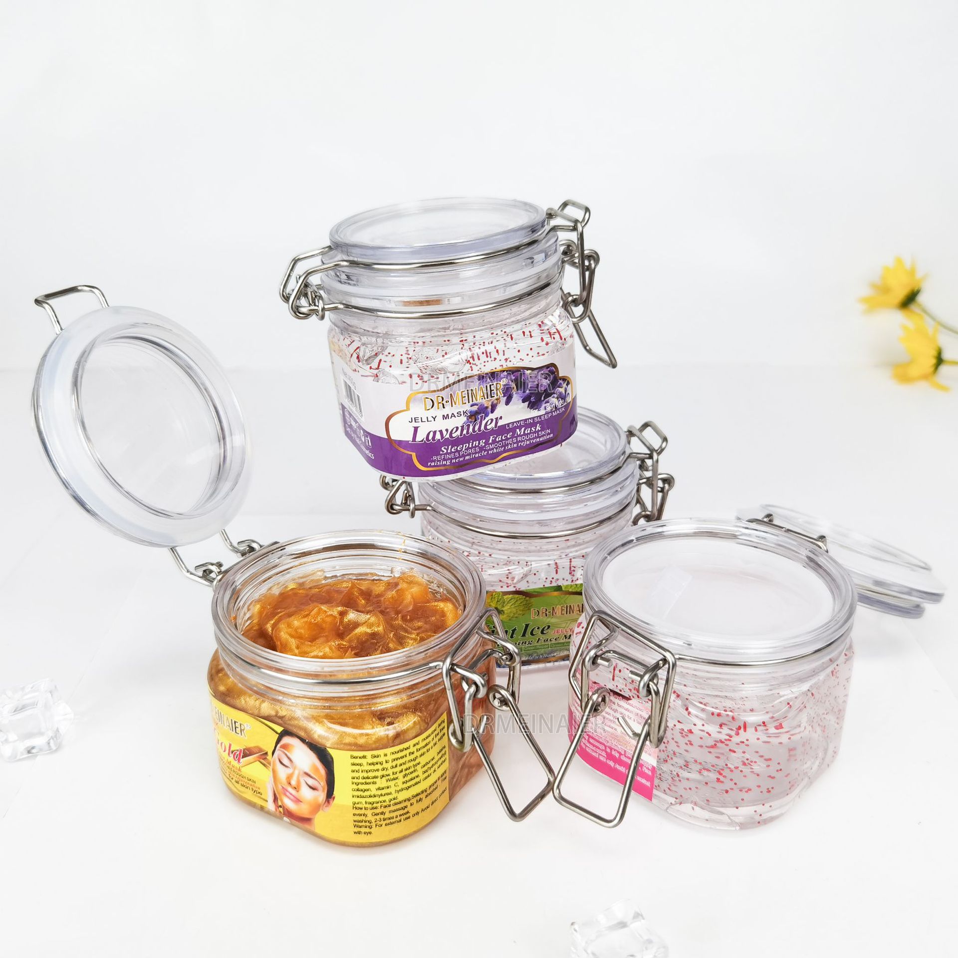 Cross-border jelly mask, leave-in sleeping mask, moisturizing application, refreshing hydration, moisturizing, fair and tender skin, repair and freezing mask Specification drawing