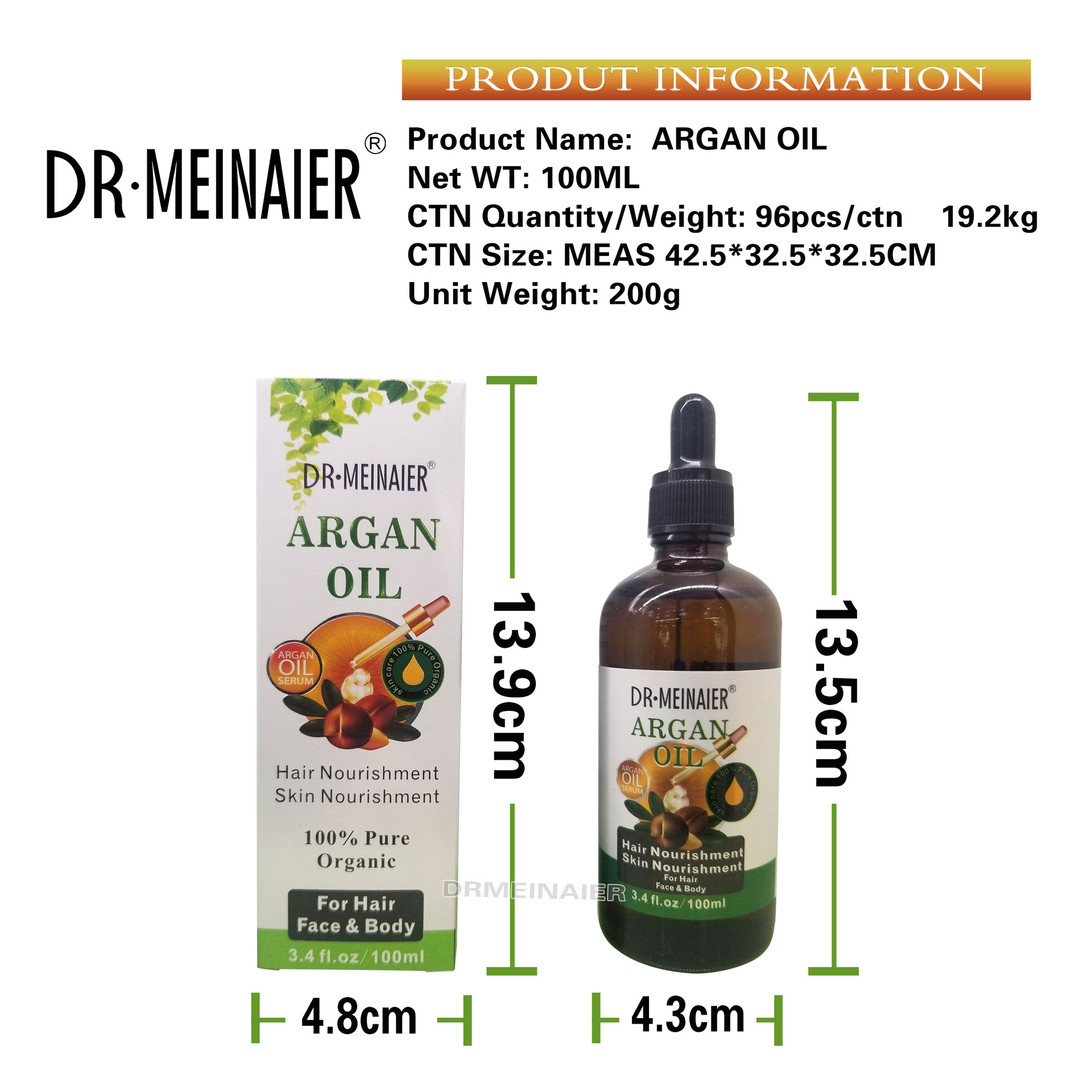 Exclusive overseas supply of brightening and moisturizing argan oil for slimming and firming the skin, facial and body hair care essence oil wholesale for export Item Picture