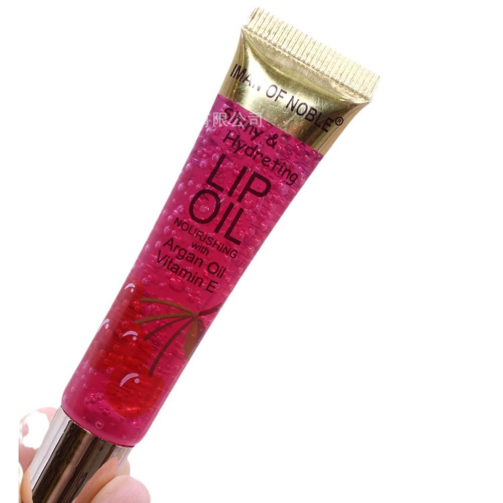 【IMAN OF NOBLE】L381 Fruit-flavored Sparkling Clear Colorless Moisturizing Lip Oil Lip Gloss 18ML Item Picture