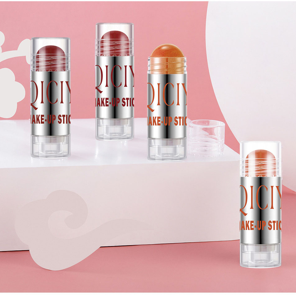 【 Cross-border Exclusive 】 Cross-border Blush Sticks, natural nude makeup, Contouring, brightening and complexion enhancement, solid blush wholesale Application Scenario