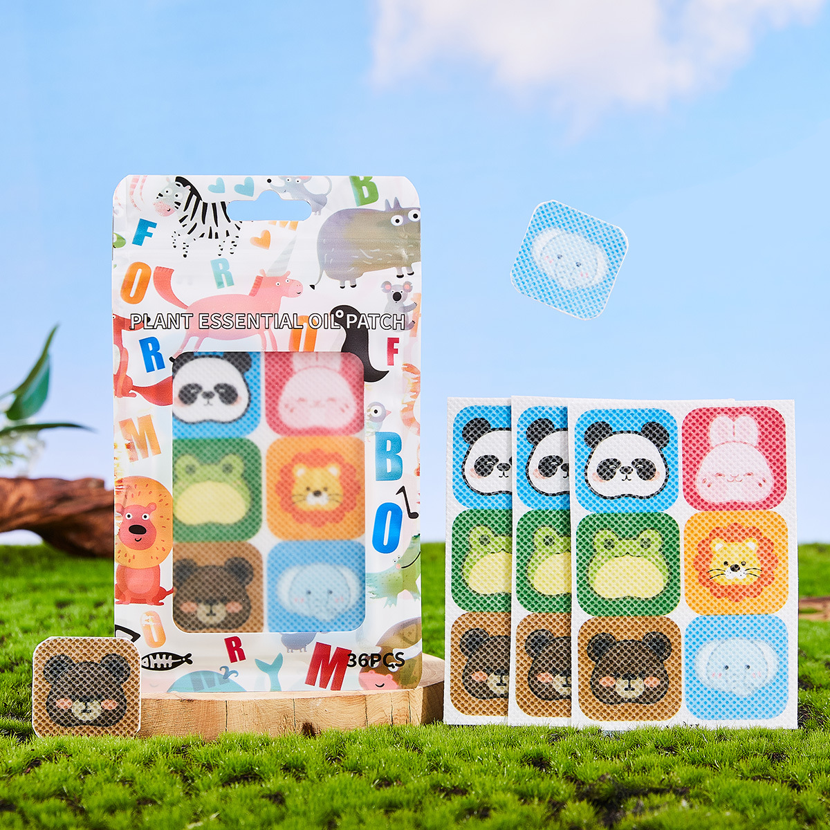 Cross-border exclusive FORMBO mosquito repellent stickers, cartoon animals, cute and portable, outdoor anti-biting mosquito repellent stickers, summer travel full figure