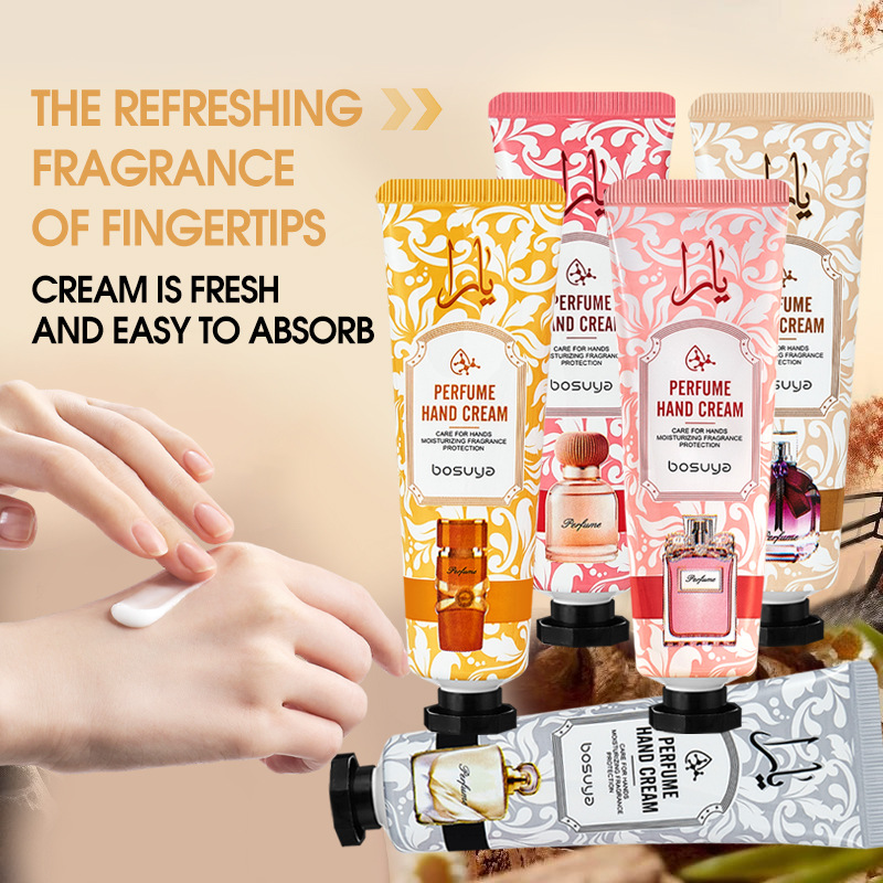 Bosuya's new perfume hand cream set, 5-bottle bagged hand cream wholesale, Amazon bestseller Application Scenario