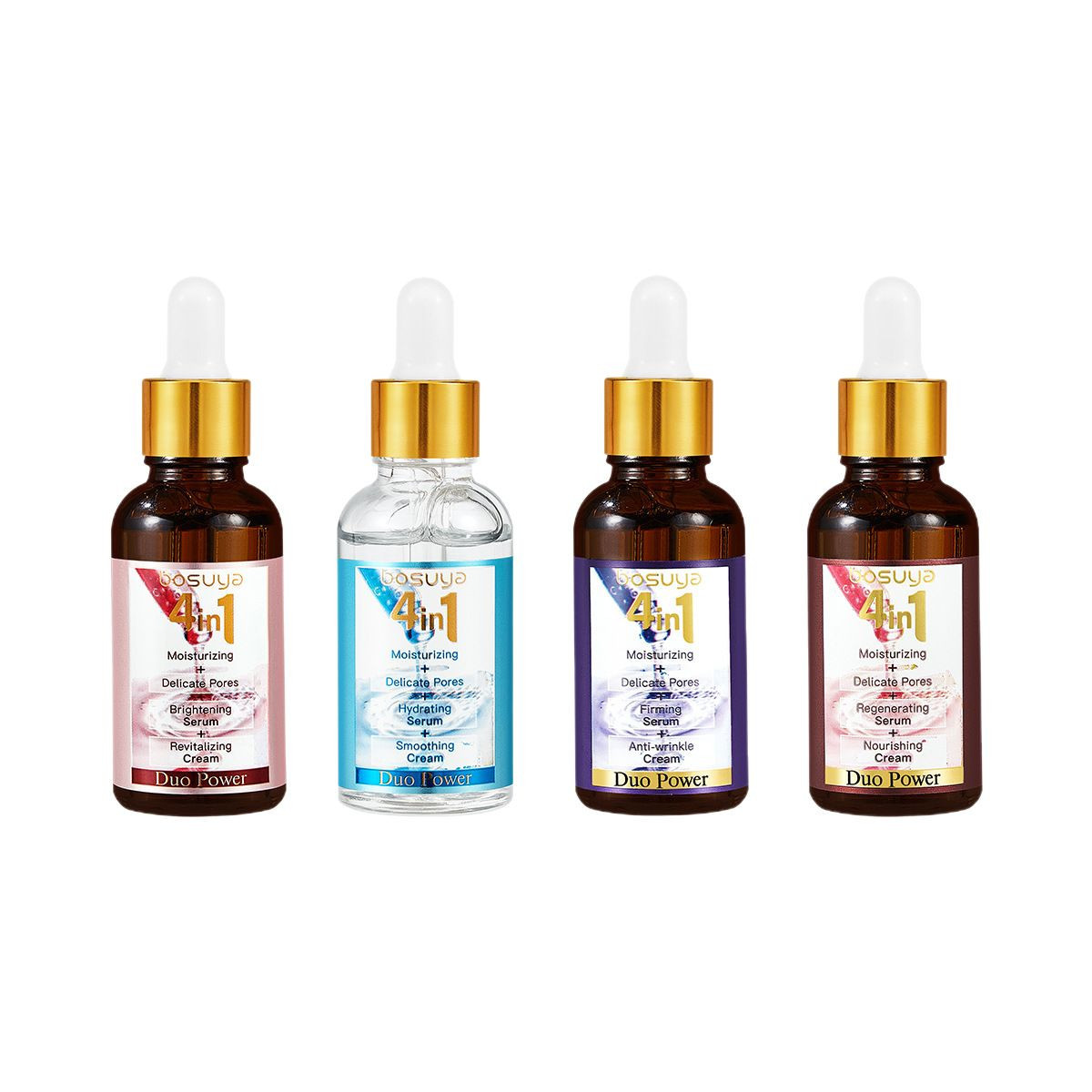 Cross-border foreign trade exclusive supply of BOSUAY Essence 4-in-1 essence serum, Amazon TEMU best-selling skin care products wholesale Item Picture