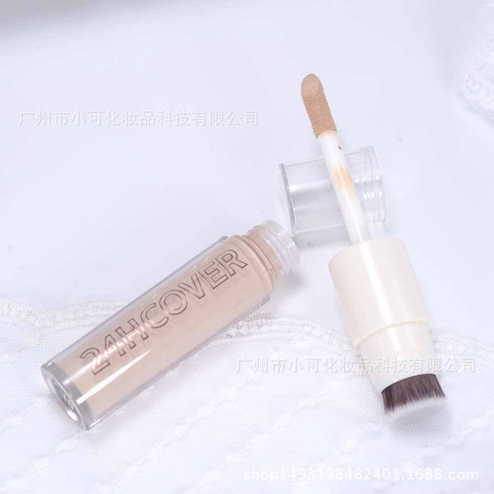 3598 [ROMANTIC BIRD] 9g Natural Tone Foundation Concealer with Foundation Brush Foundation details Picture