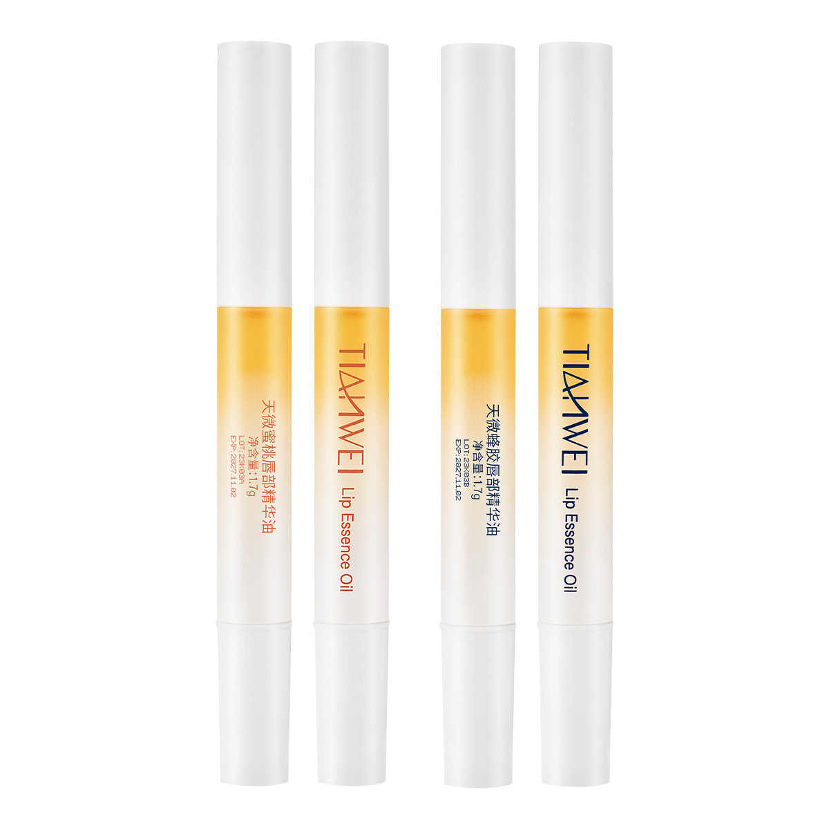 Tianwei Propolis Peach Lip Essence Oil Lip Mask Moisturizes, reduces lip lines, removes dead skin, hydrates and brightens Lip Oil wholesale Item Picture