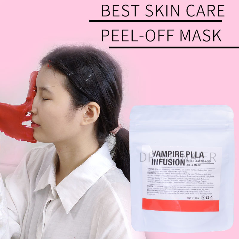Cross-border Rose Hydrating Jelly Mask, Water Light Brightening Crystal Soft Mask Powder, Cleansing Facial Mask Powder, hospital package wholesale 100g Application Scenario