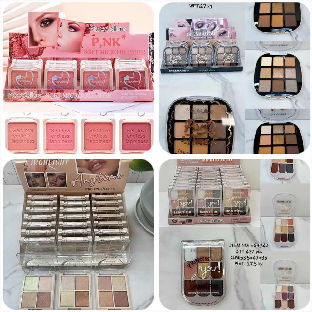 Only export collection [MOC ALLURE] eyeshadow Palette, Cheek Makeup Palette, Eyeshadow Makeup 24 pieces full figure