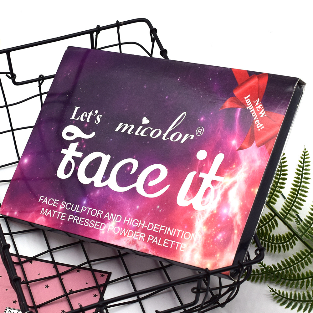 Only export [MICOLOR] 9004M Blush Highlighter Matte Contouring Makeup Palette for beginners in school photo studios Item Picture