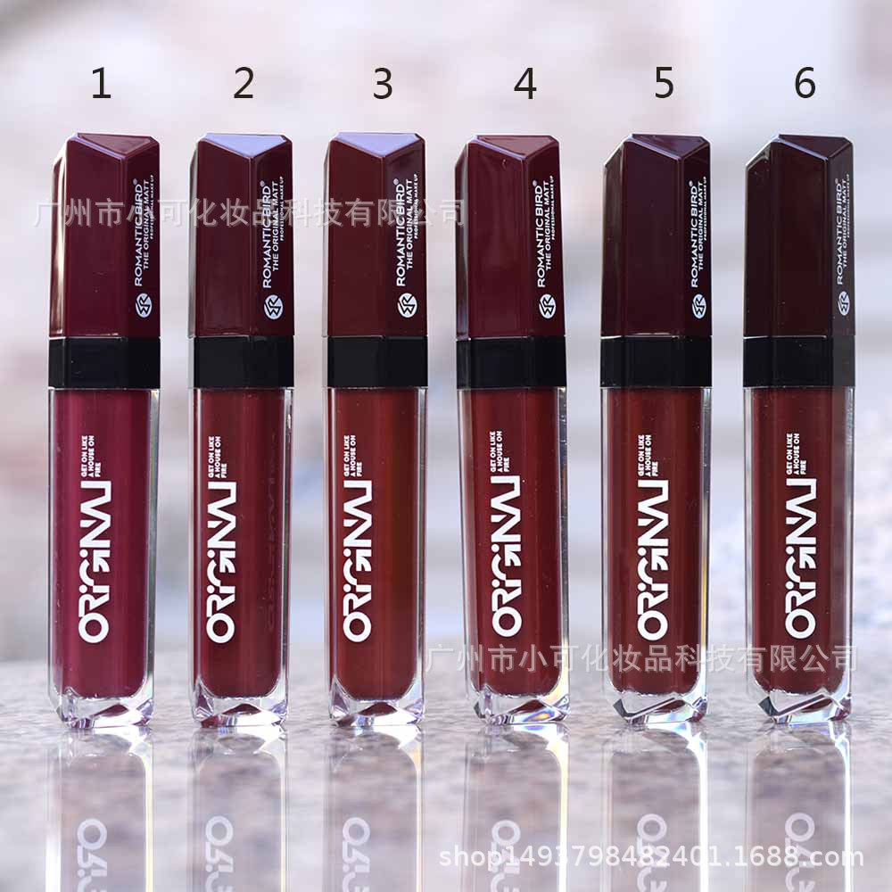 Only export [ROMANTIC BIRD] RB273S MATTE Lip Gloss Lip Gloss Deep red MATTE LIPGLOSS details Picture