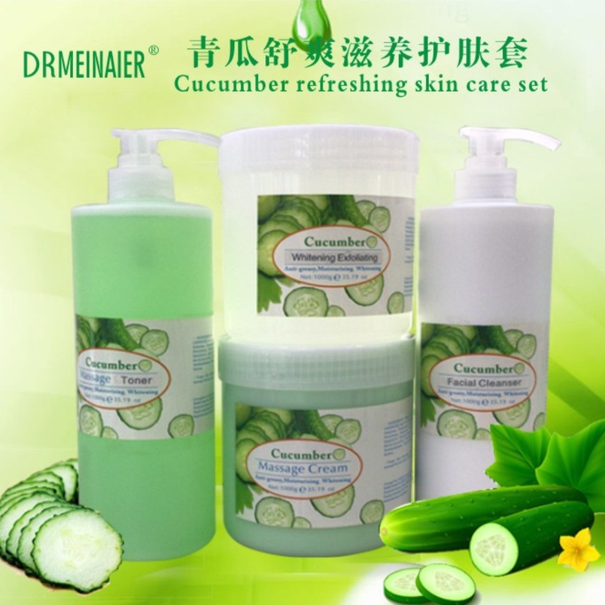 Cross-border Hospital skincare 4-piece set: Facial Cleanser, Toner, Massage Cream, Large Capacity, Hydrating and moisturizing Skincare set 1000g Application Scenario