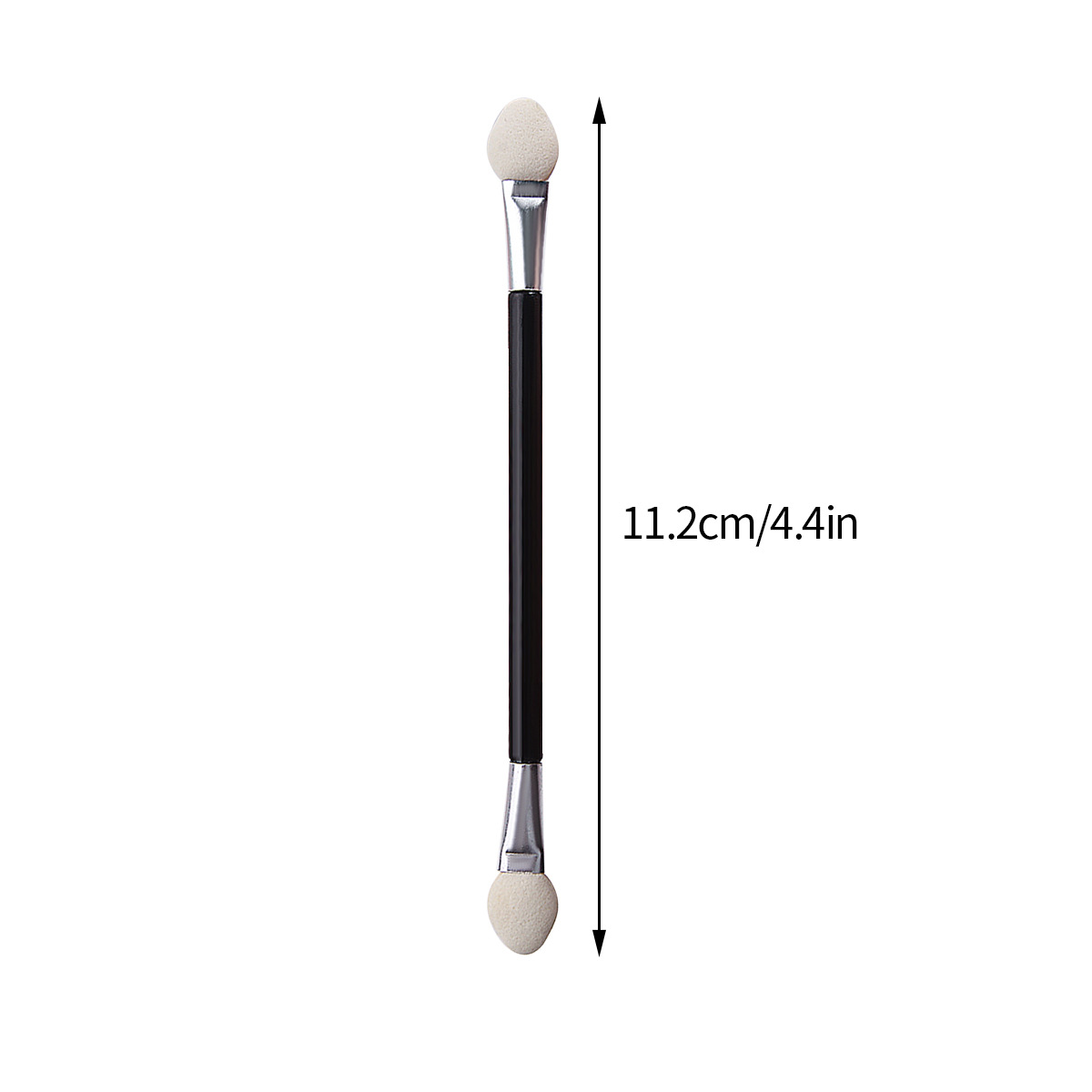 Hot-selling makeup brushes mixed with double-headed sponge eyeshadow brushes, compact and portable eyeshadow sticks, eye makeup brushes in stock for wholesale Item Picture