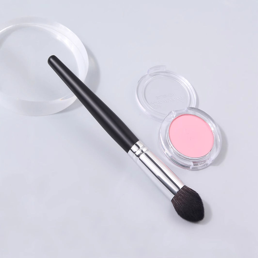Single soft-bristled blush brush, multi-functional high-gloss powder contouring brush, in stock, facial touch-up beginner makeup brush Specification drawing