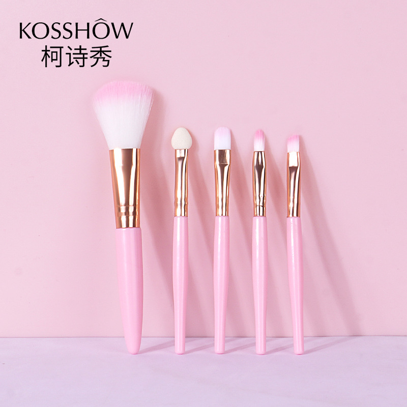 5-piece makeup brush set for beginners, mini mini eyeshadow brush, complete set of makeup brushes and beauty tools wholesale full figure