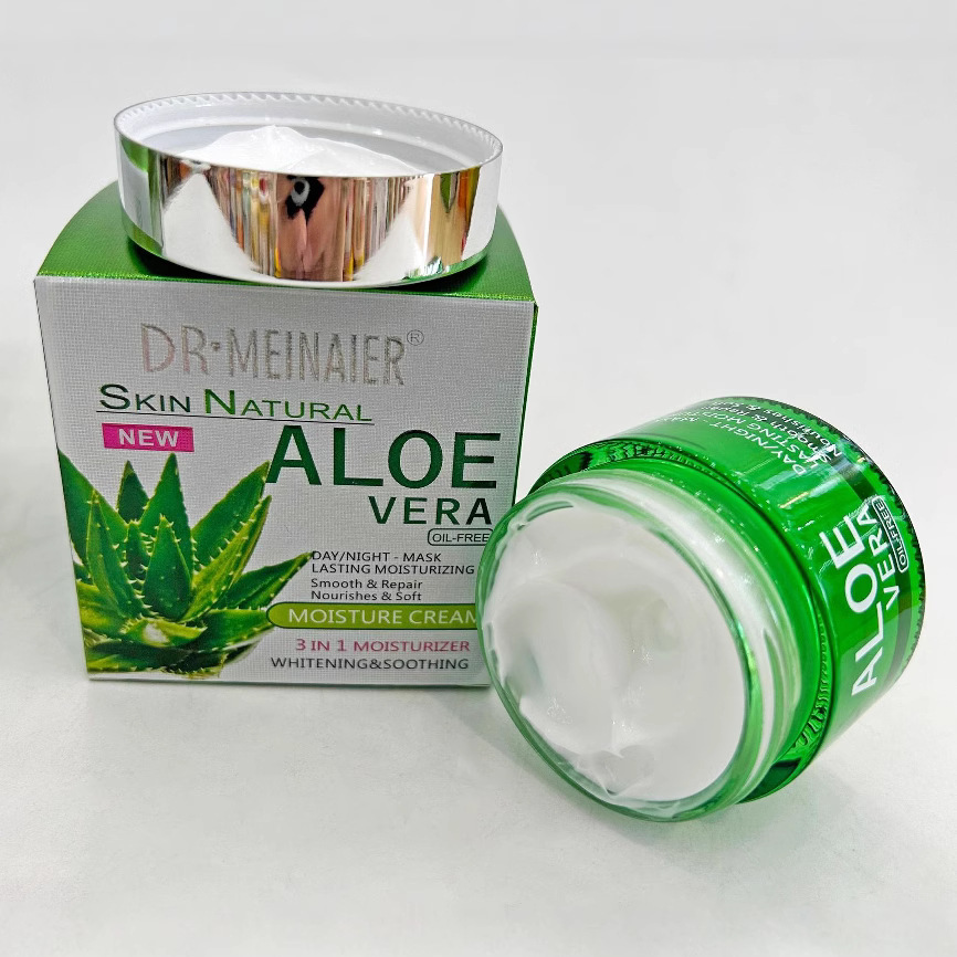 Cross-border Aloe Vera Moisturizing Cream 50g Nourishing Essence Cream Brightening Skin Tone Massage Cream Aloe Vera Face Cream wholesale for export details Picture