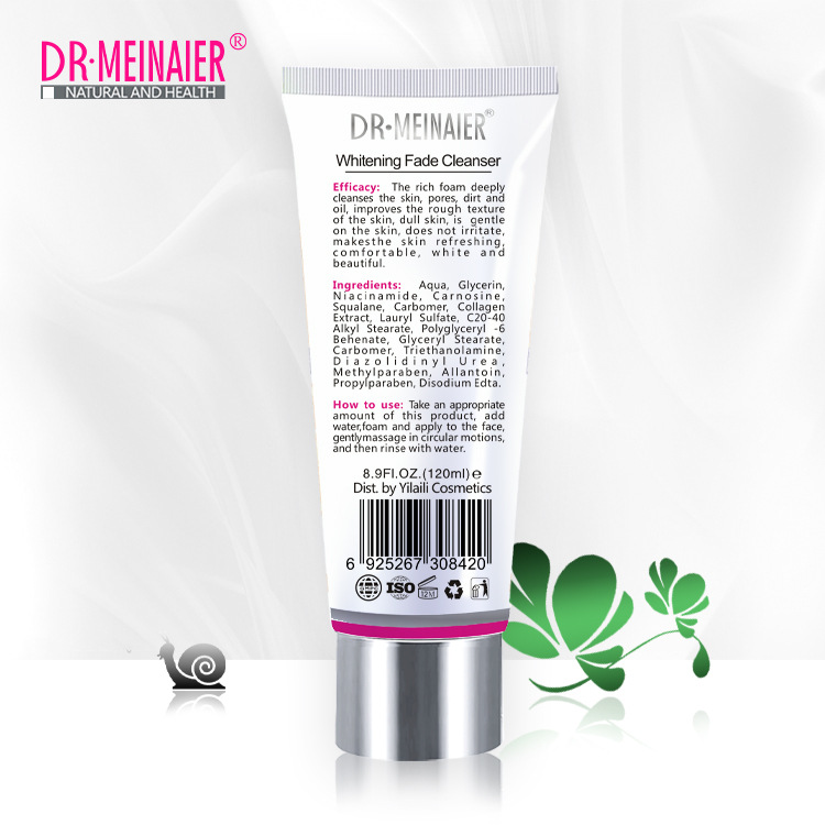 Cross-border SNAILCleanser Snail Repairing Facial Cleanser Moisturizing and Oil-Controlling Kojic Acid Brightening Facial Cleanser export Application Scenario