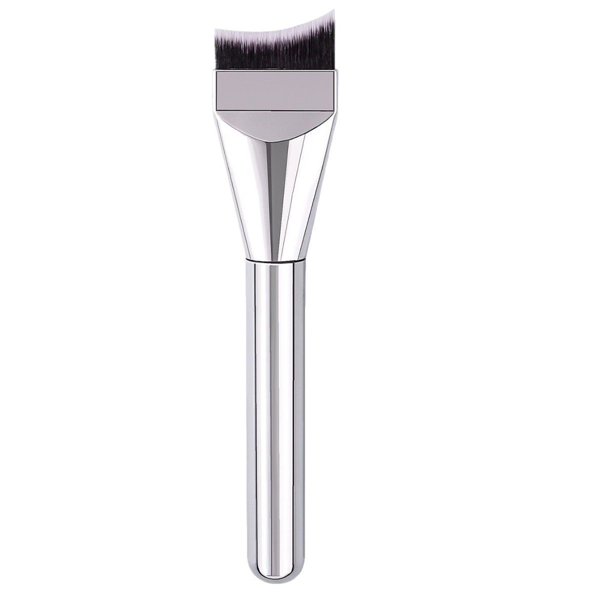 Crescent-shaped foundation brush, mask brush, bionic fiber bristles that do not consume powder, special beauty tools for makeup artists, supplied by the manufacturer Item Picture