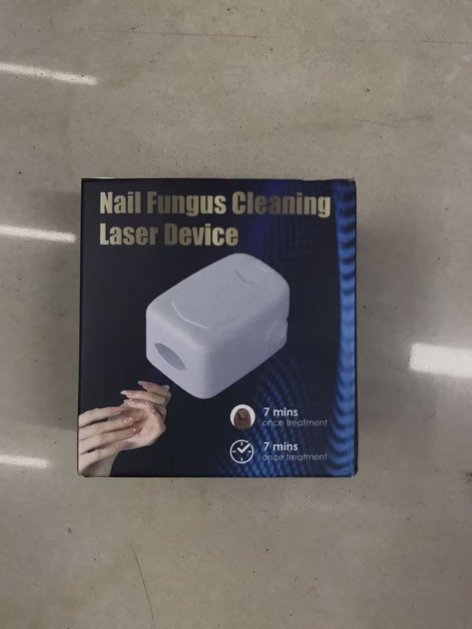Cross-border bestseller portable onychomycosis auxiliary tool: ultraviolet nail phototherapy lamp, cleaning lamp, fungal lamp source