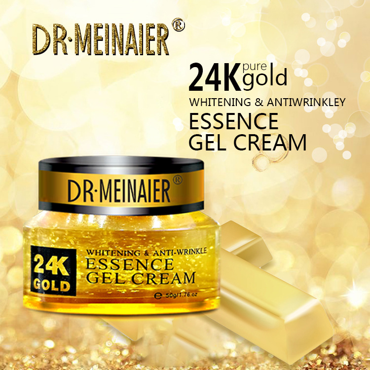 Cross-border exclusive 24K Gold Anti-wrinkle Cream Moisturizing, hydrating, Repairing, Lifting and firming Facial Essence Gel Gel Specification drawing