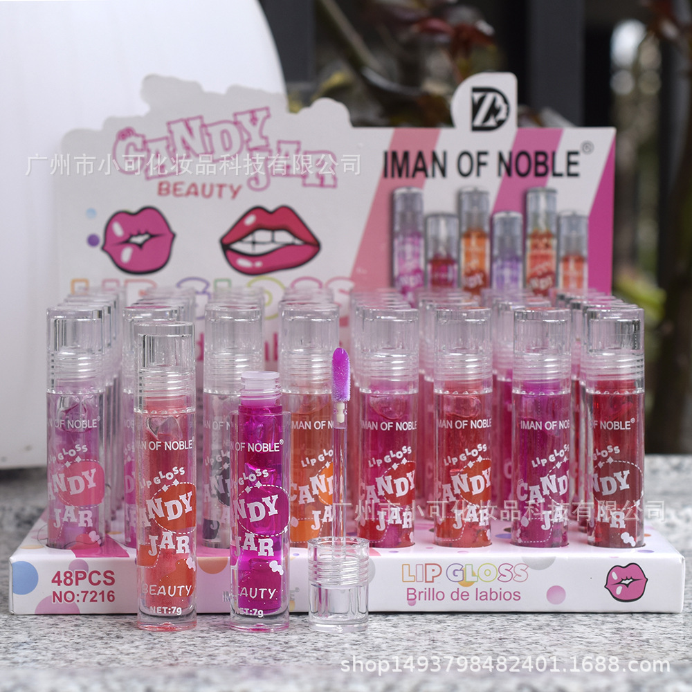 Export [IMAN OF NOBLE] 7216 Transparent Colorless Moisturizing Lip Oil LIPGLOSS LIPOIL New style details Picture