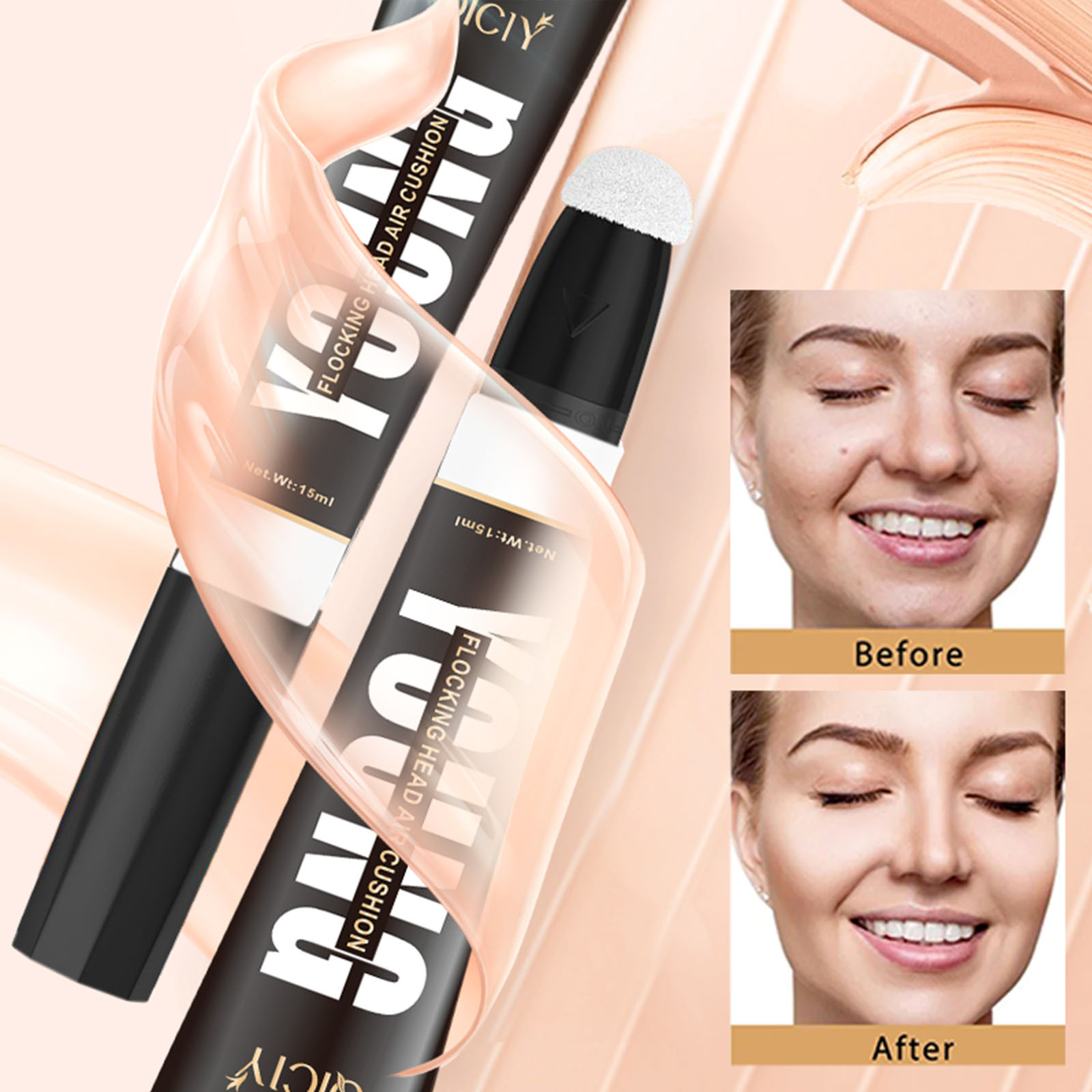 【 Exclusive for Foreign Trade 】 Cross-border bestsellers: Soft and matte Foundation, Primer, Concealer, Long-lasting Contouring bb Cream Foundation Liquid Specification drawing