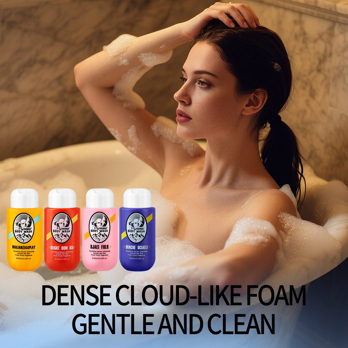 【 Cross-border Exclusive 】FORMBO Body Wash is refreshing, smooth, leaves a lasting fragrance and is a bestseller on Amazon full figure
